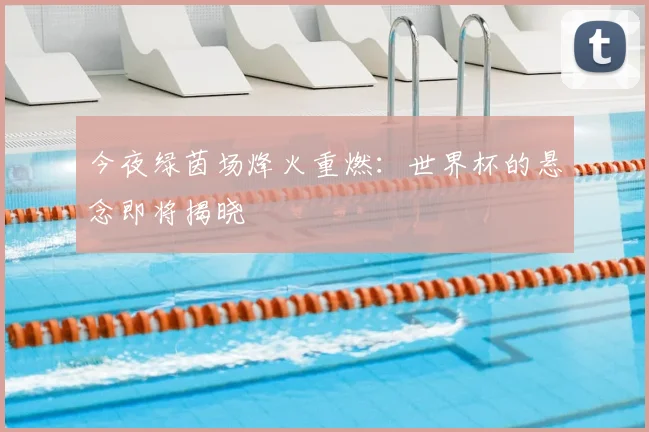 今夜绿茵场烽火重燃：世界杯的悬念即将揭晓