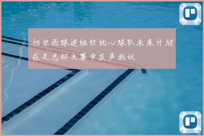 切尔西球迷组织忧心球队未来计划在足总杯决赛中发声抗议